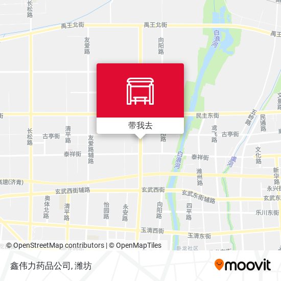 鑫伟力药品公司地图