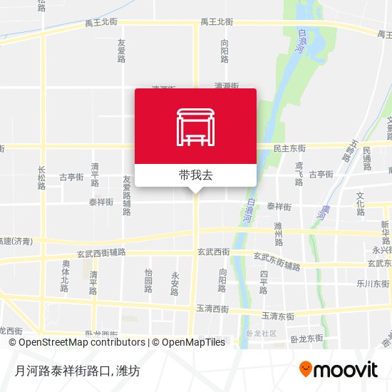 月河路泰祥街路口地图