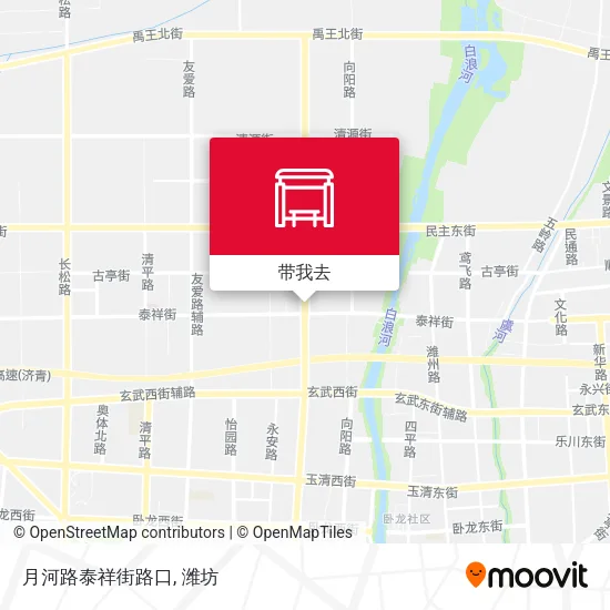 月河路泰祥街路口地图