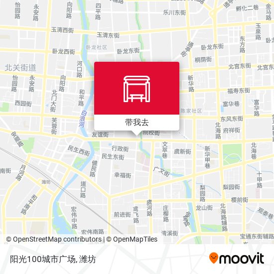 阳光100城市广场地图