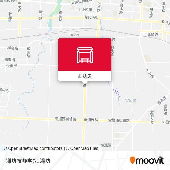 潍坊技师学院地图