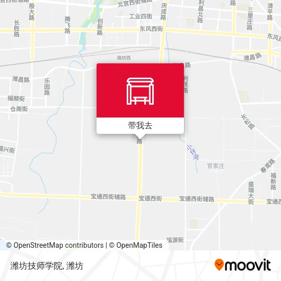 潍坊技师学院地图