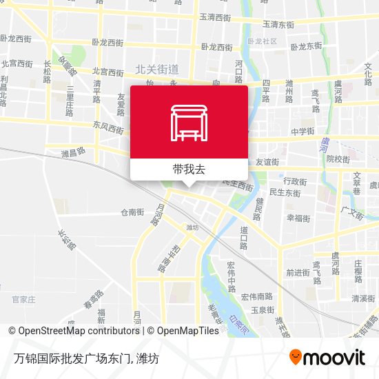 万锦国际批发广场东门地图