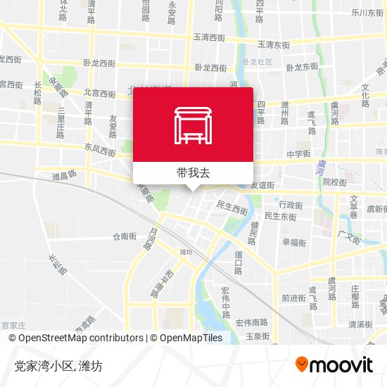 党家湾小区地图