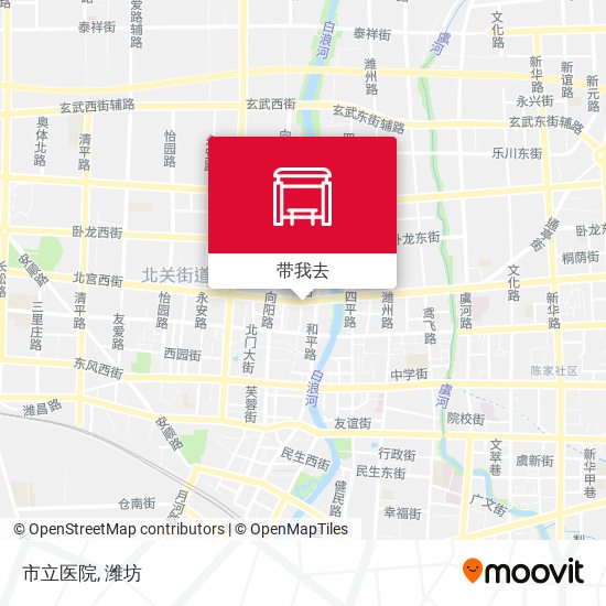 市立医院地图