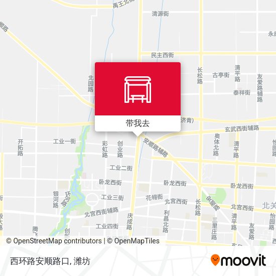 西环路安顺路口地图