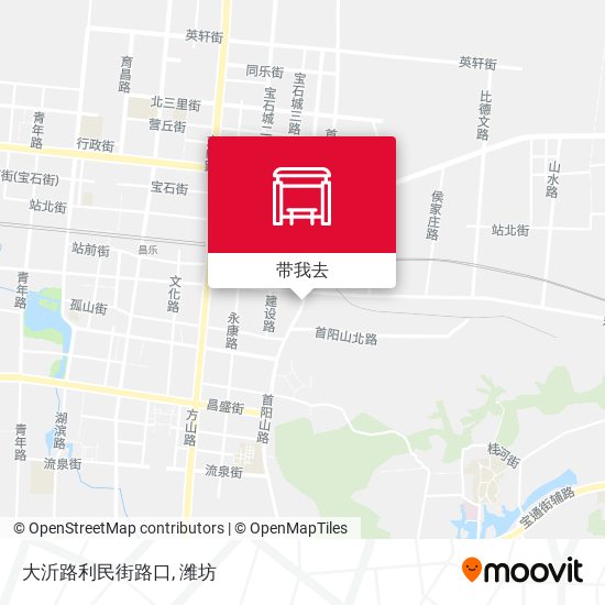 大沂路利民街路口地图