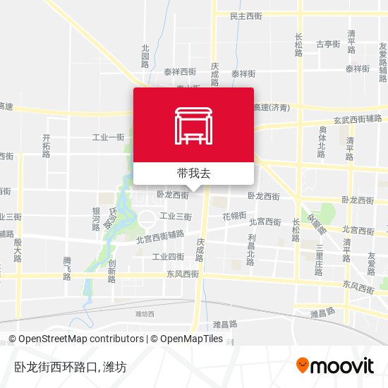 卧龙街西环路口地图