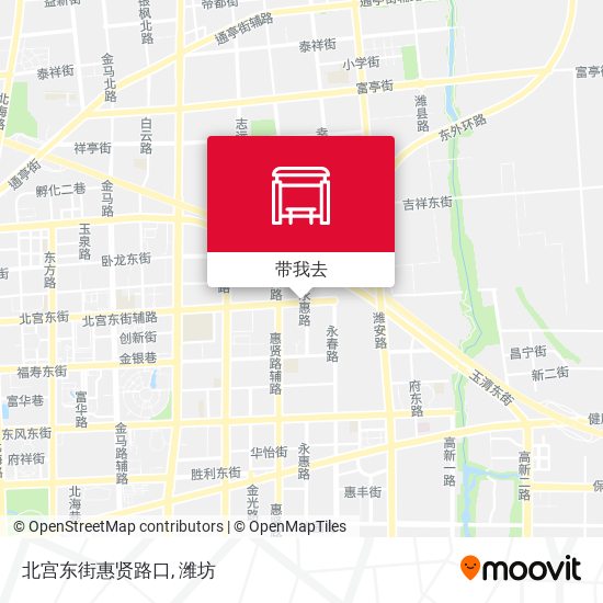 北宫东街惠贤路口地图