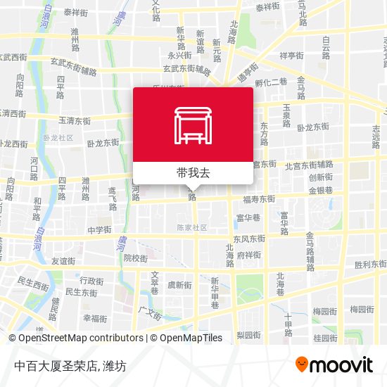 中百大厦圣荣店地图