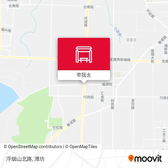 浮烟山北路地图