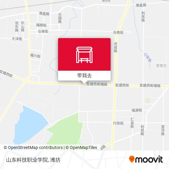 山东科技职业学院地图