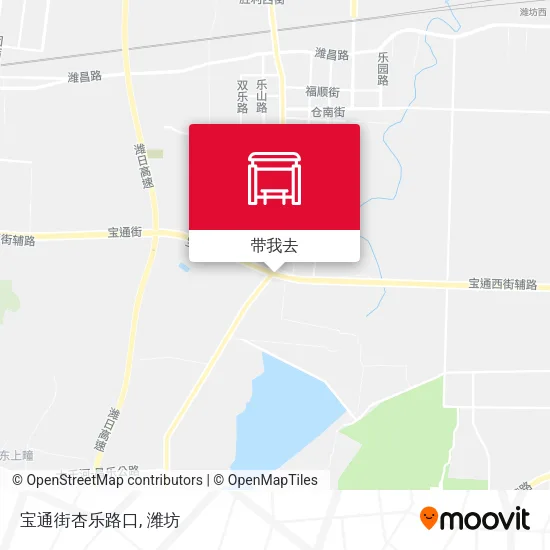 宝通街杏乐路口地图