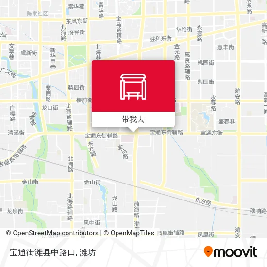 宝通街潍县中路口地图