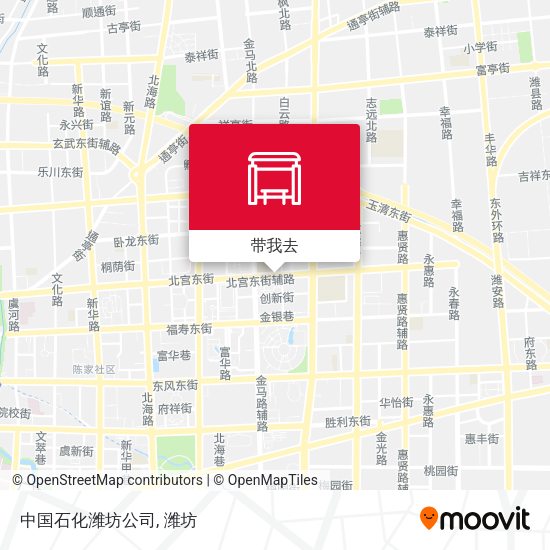中国石化潍坊公司地图