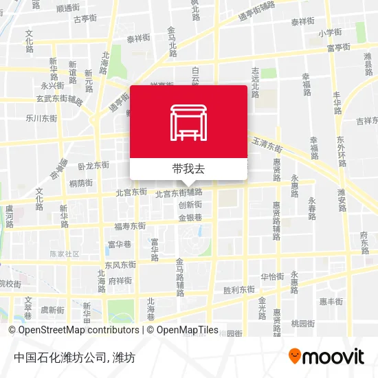 中国石化潍坊公司地图