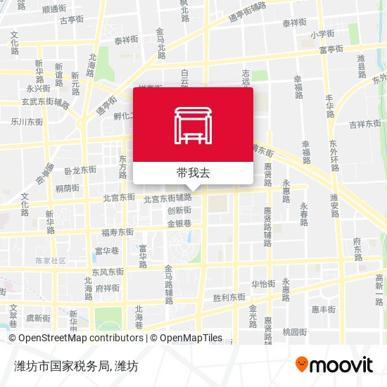 潍坊市国家税务局地图