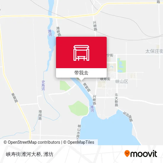 峡寿街潍河大桥地图