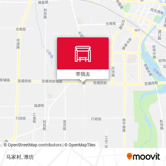 马家村地图