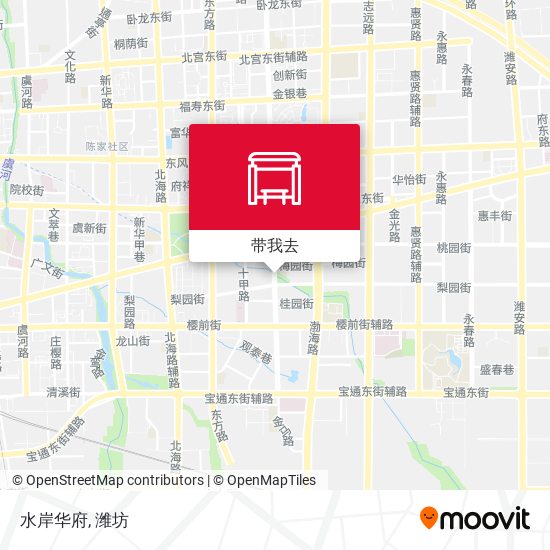 水岸华府地图