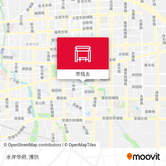 水岸华府地图