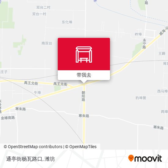 通亭街杨瓦路口地图