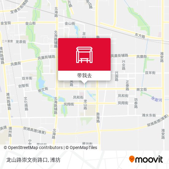 龙山路崇文街路口地图