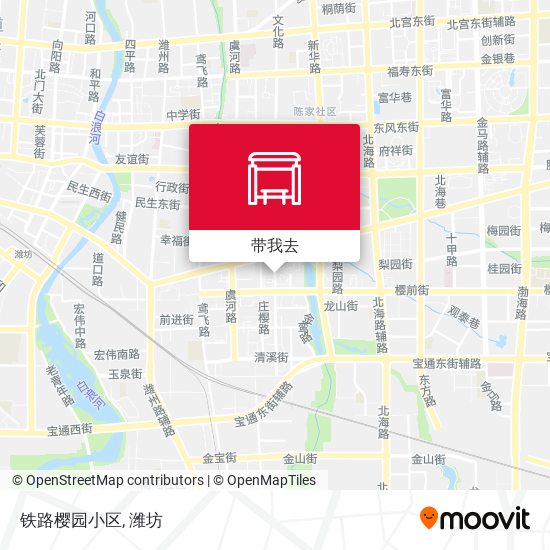铁路樱园小区地图