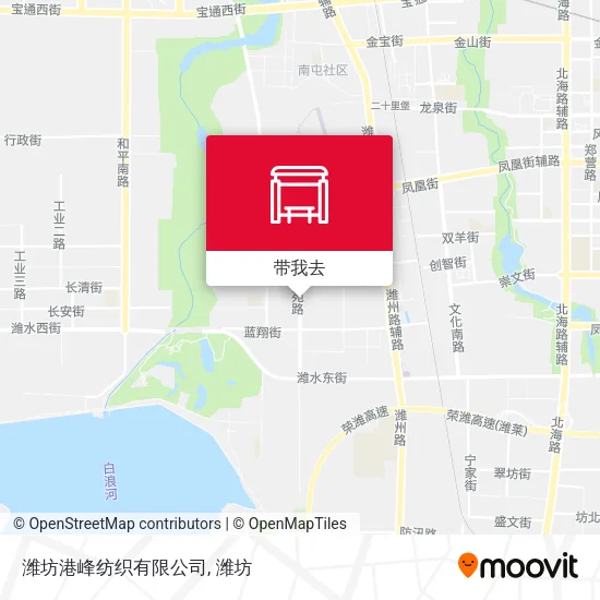 潍坊港峰纺织有限公司地图