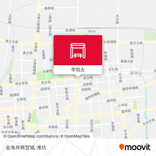 金海岸商贸城地图