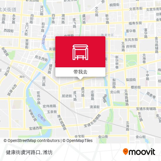健康街虞河路口地图