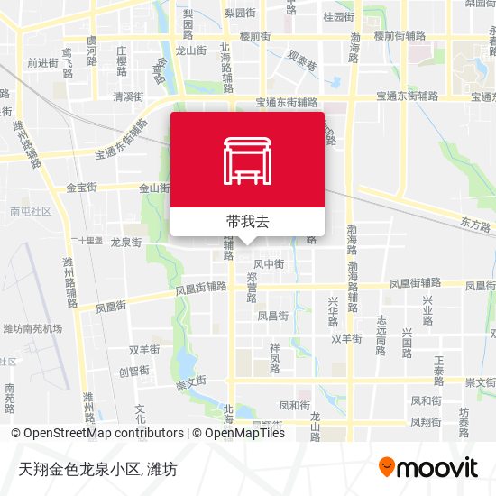 天翔金色龙泉小区地图