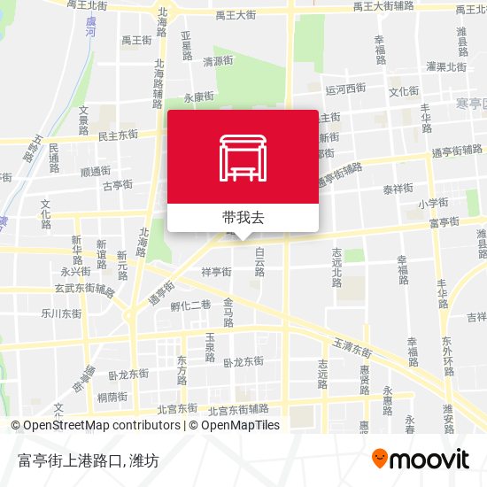 富亭街上港路口地图