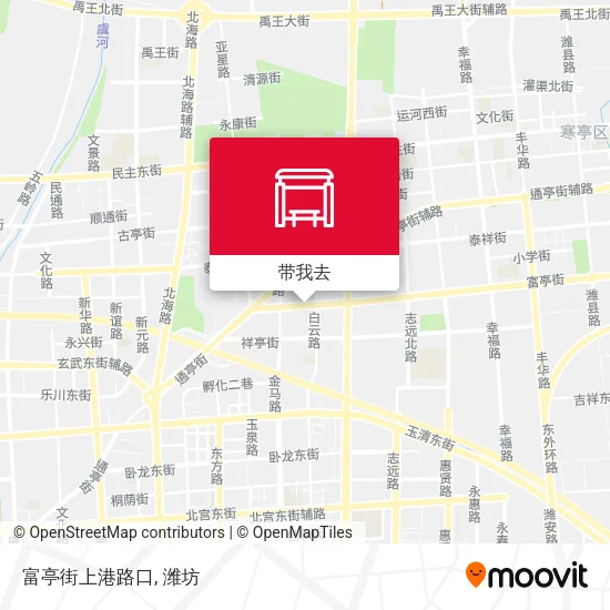 富亭街上港路口地图