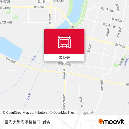 富海大街海港路路口地图