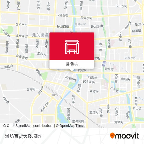 潍坊百货大楼地图
