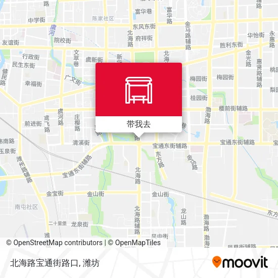北海路宝通街路口地图