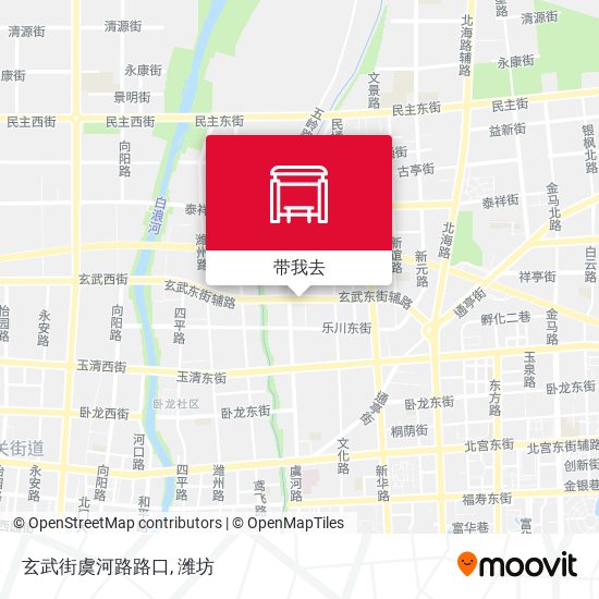玄武街虞河路路口地图