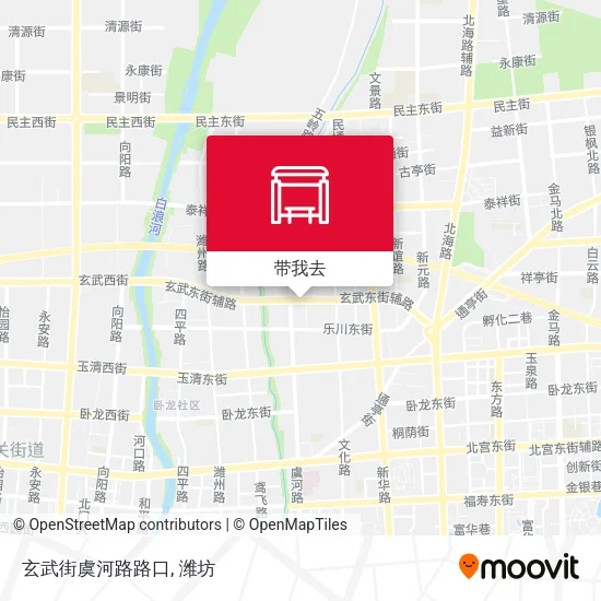 玄武街虞河路路口地图