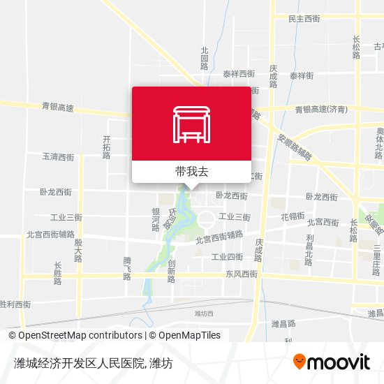 潍城经济开发区人民医院地图