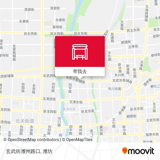 玄武街潍州路口地图