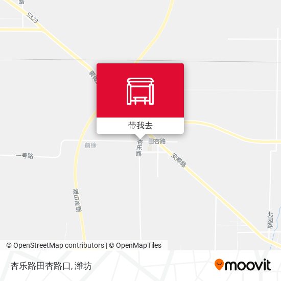 杏乐路田杏路口地图