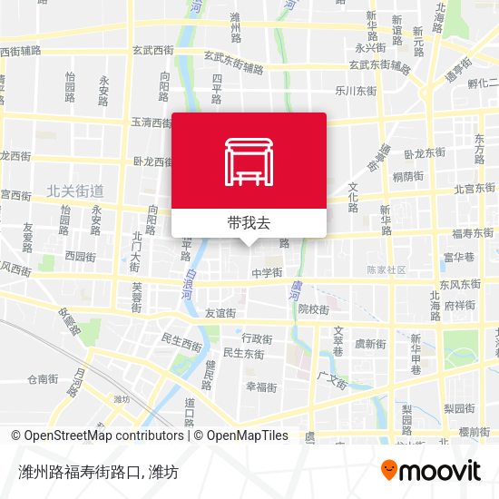 潍州路福寿街路口地图