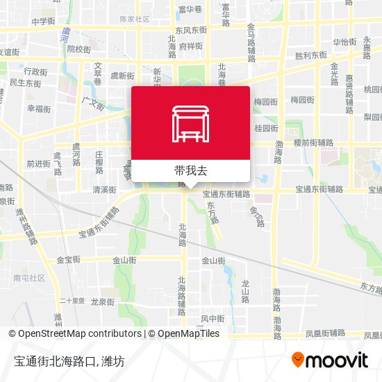 宝通街北海路口地图