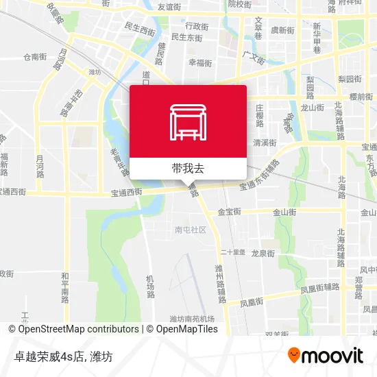 卓越荣威4s店地图