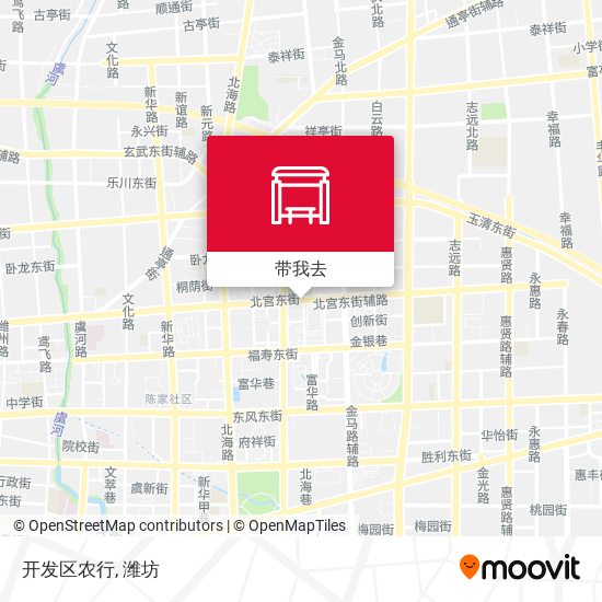 开发区农行地图