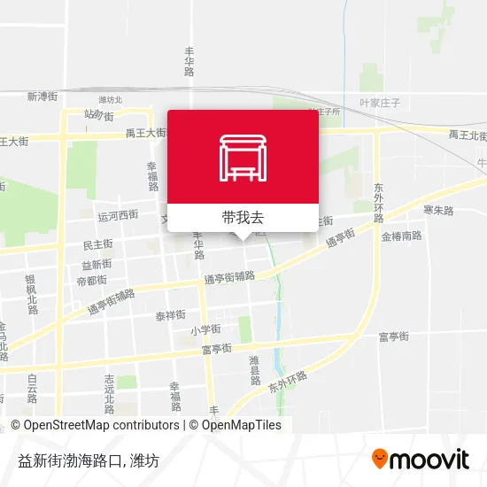 益新街渤海路口地图