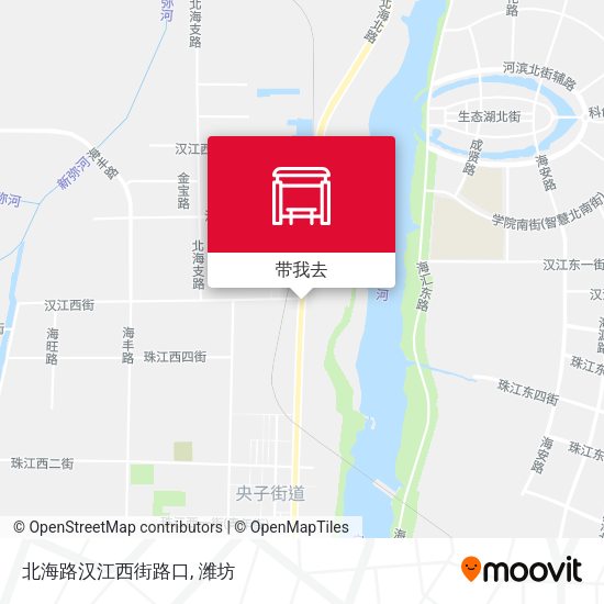 北海路汉江西街路口地图