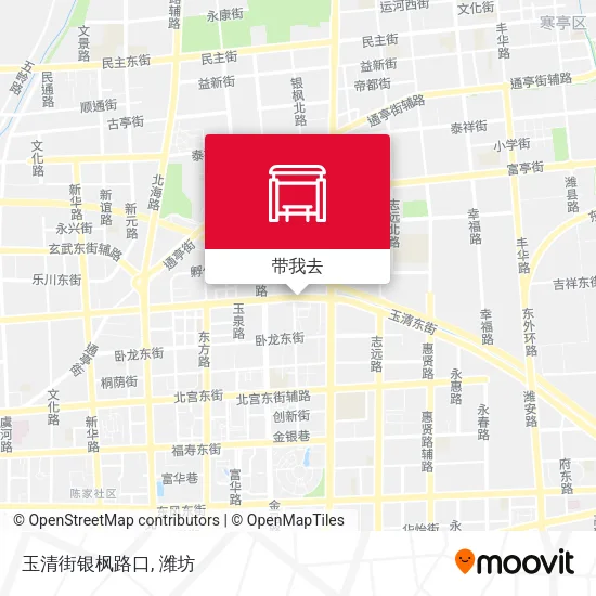 玉清街银枫路口地图