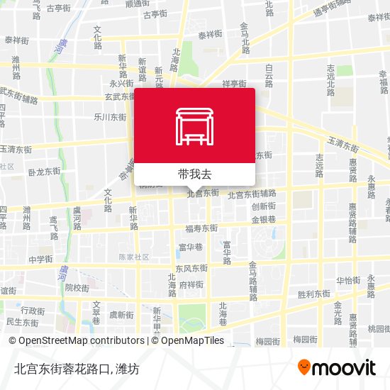 北宫东街蓉花路口地图
